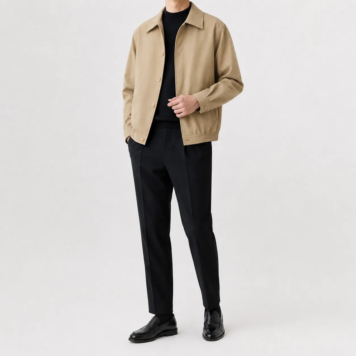 Trenchcoat met klassieke kraag