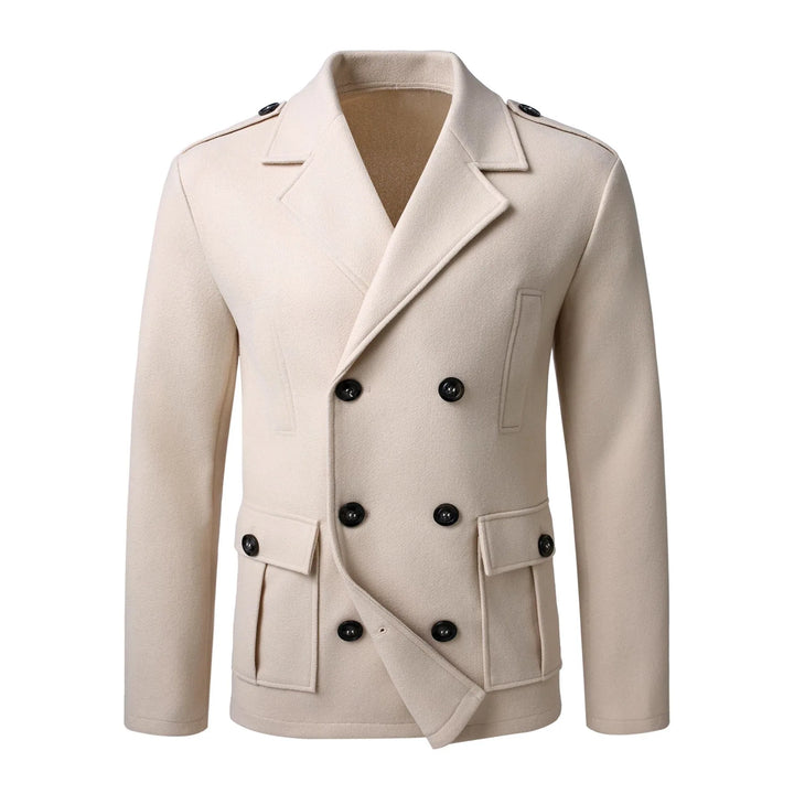Trenchcoat met dubbele knopen