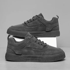 Lage sneakers met ronde neus
