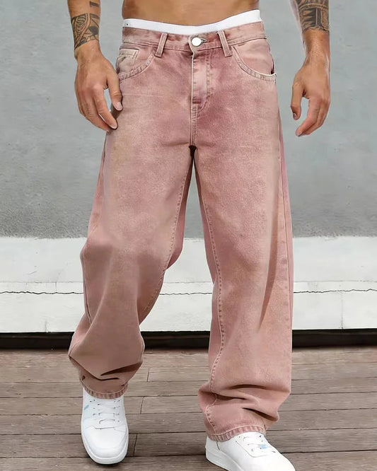 Straight jeans met vijf-pocket design