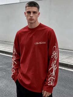 Longsleeve met crew neckline