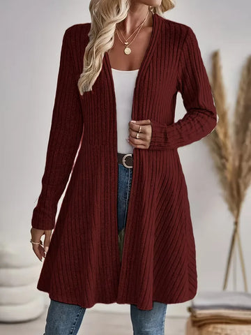 Zwarte cardigan met V-hals