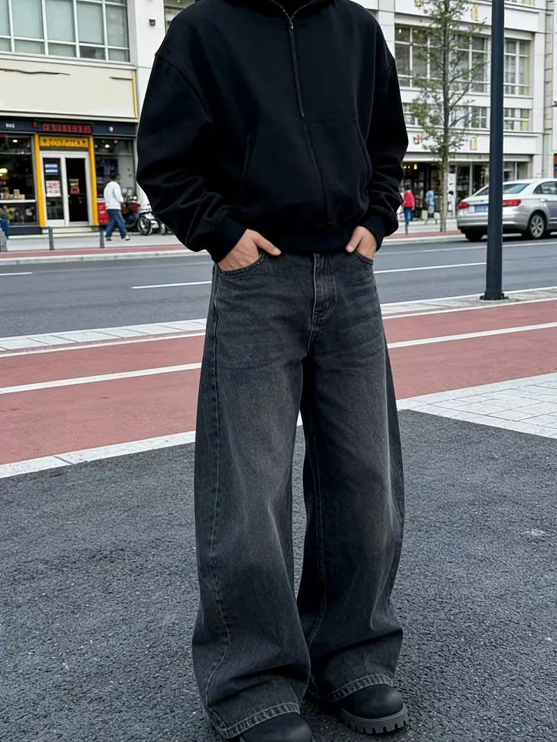 Loose fit jeans met vijf-pocket design