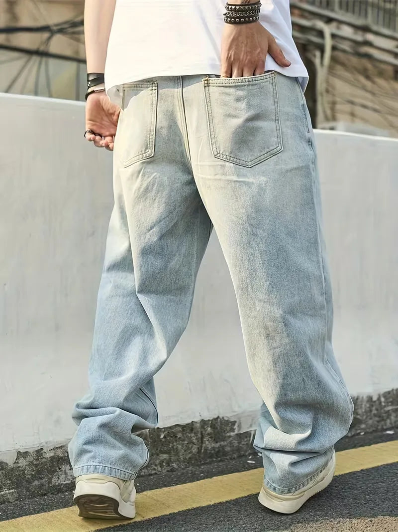 Loose fit jeans met vijf-pocket design
