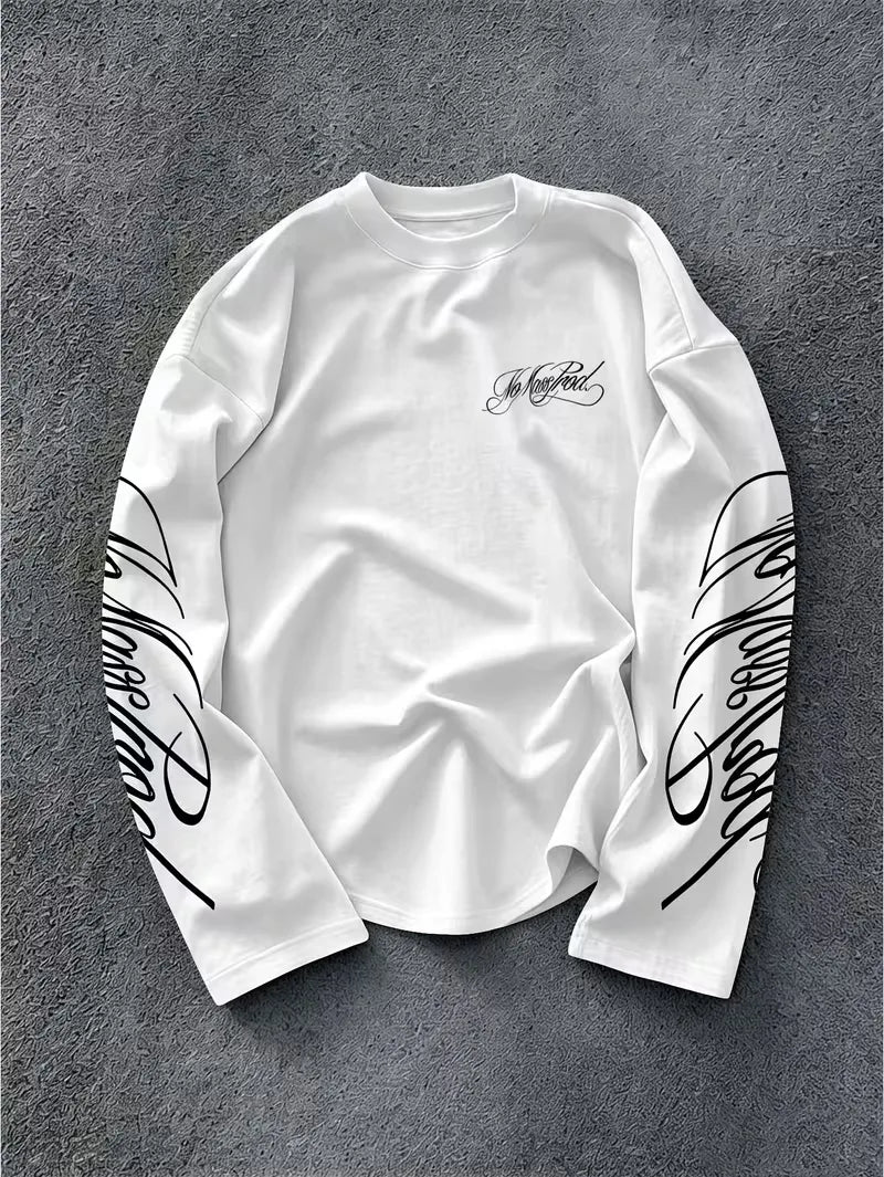 Longsleeve met geprinte tekst