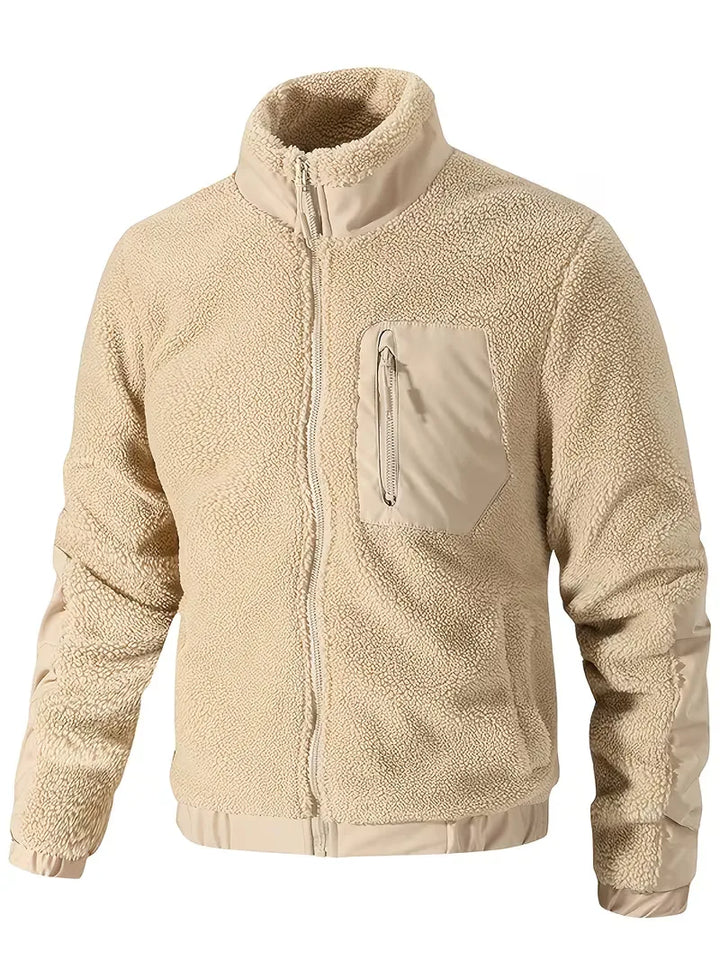 Bomberjack met fleece materiaal