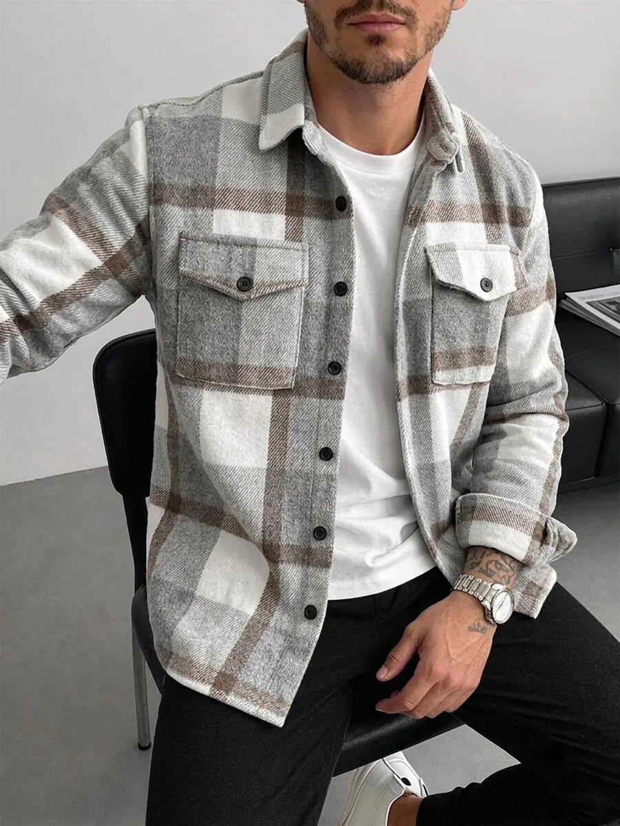 Overshirt met borstzak