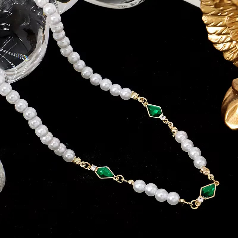 Ketting met imitatie parels