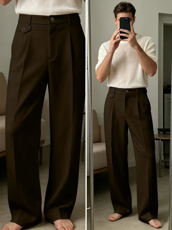 Pantalons met rechte pijpen