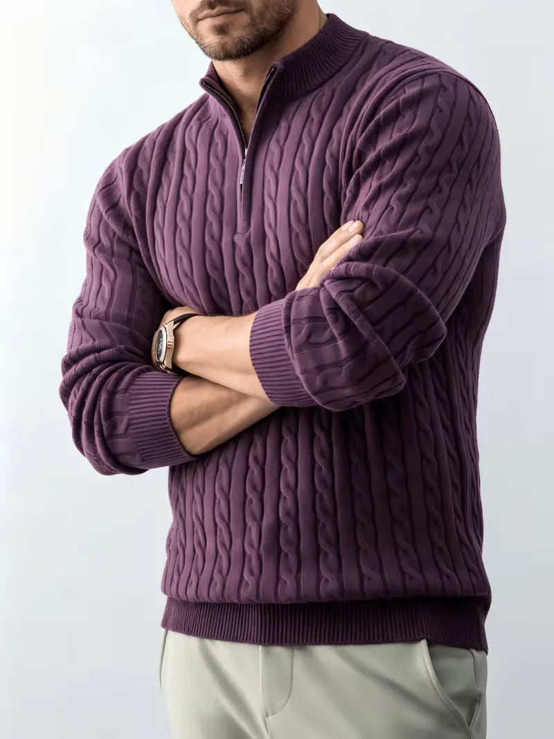 Kabeltrui met half-zip
