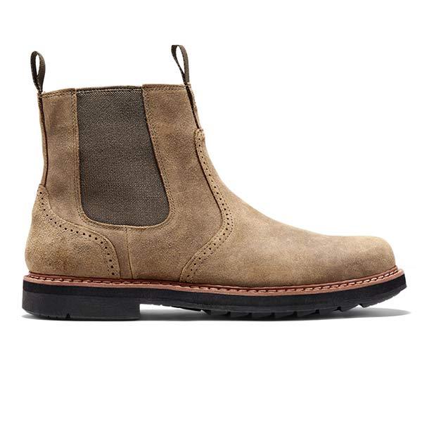 Fedde | Stijlvolle herenlaarzen in de kleur Khaki voor heren in Casual stijl geschikt voor alle seizoenen.