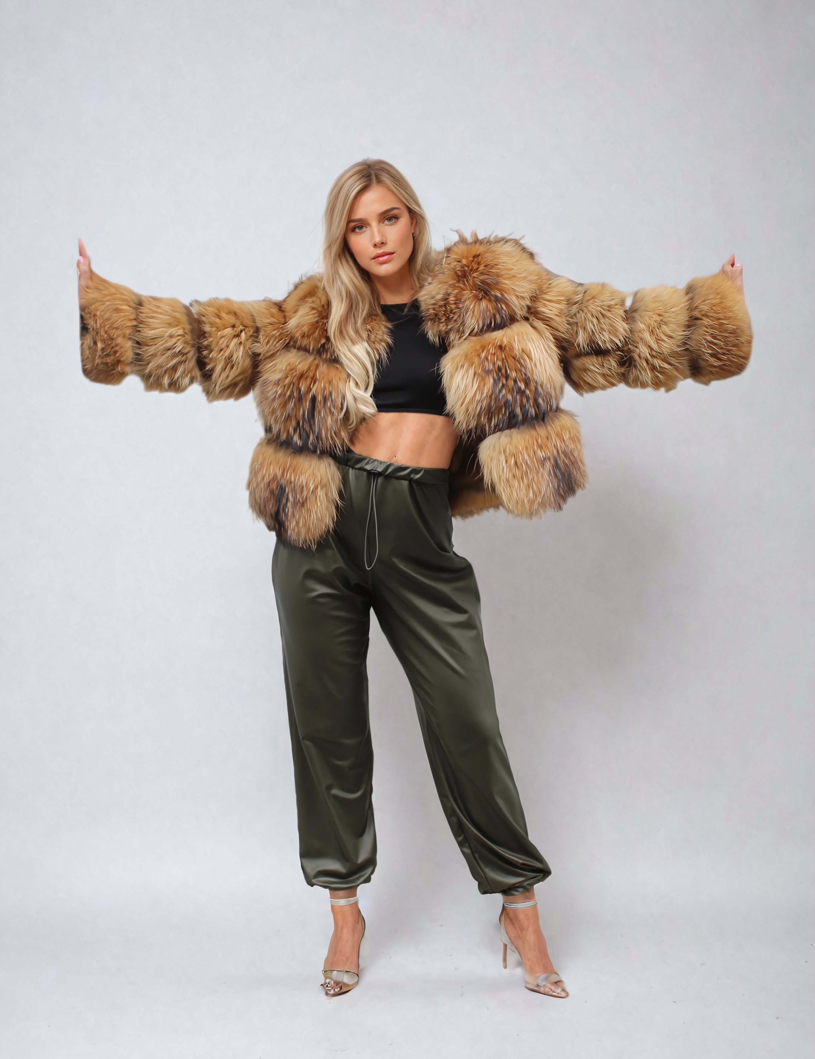 Feline | Stijlvolle warme dames mantel in de kleur Bruin voor dames in Lounge stijl ideaal voor de winter