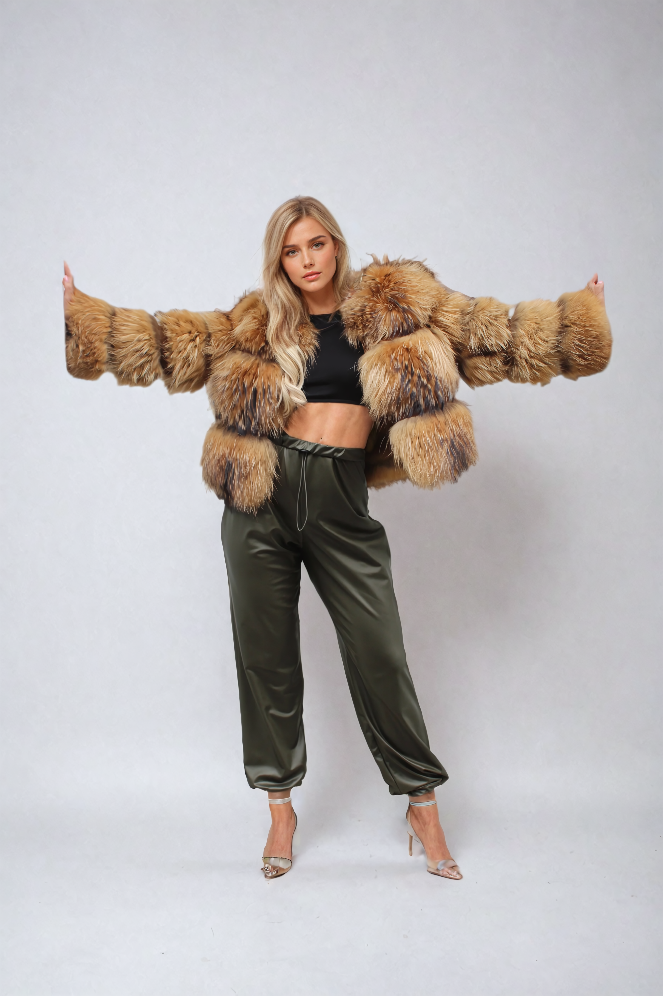 Feline | Stijlvolle warme dames mantel in de kleur Bruin voor dames in Lounge stijl ideaal voor de winter