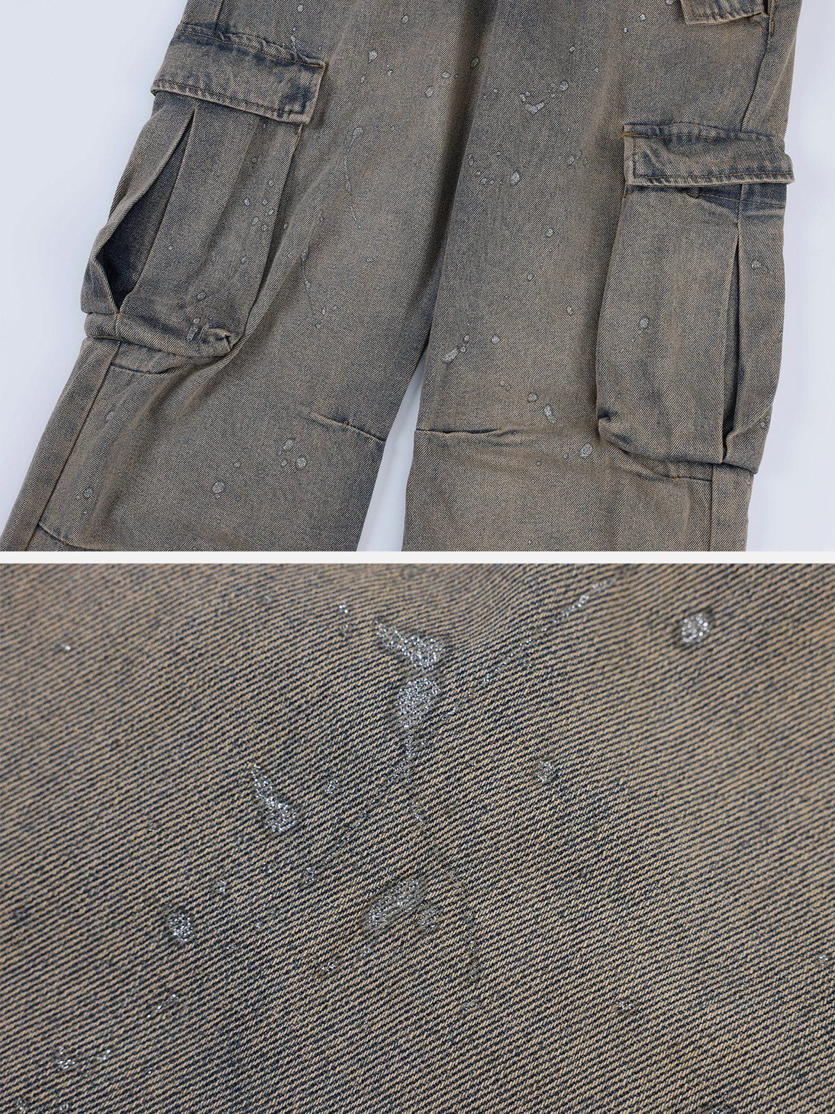 Femke | Vintage diepgewassen jeans in de kleur Bruin voor dames in stijl geschikt voor alle seizoenen.