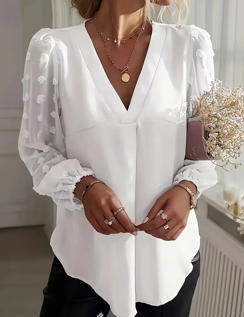 Blouse met lange mouwen