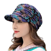 Fien | Stijlvolle winterpet in de kleur Blauw voor dames in stijl ideaal voor de winter