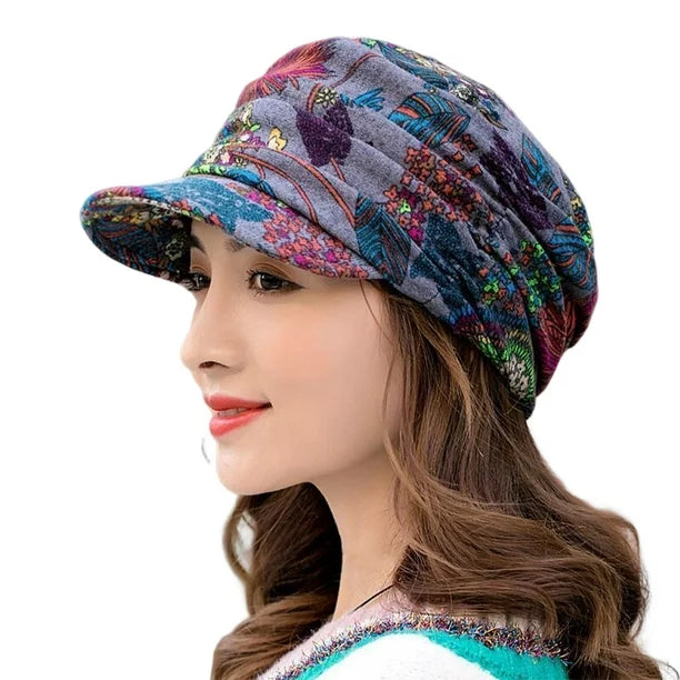 Fien | Stijlvolle winterpet in de kleur Grijs voor dames in stijl ideaal voor de winter