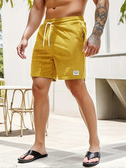 Heren zwembroek, perfect voor ontspanning aan het strand of het zwembad. Met een elastische taille voor een comfortabele pasvorm en een verstelbaar trekkoord voor extra bewegingsvrijheid.