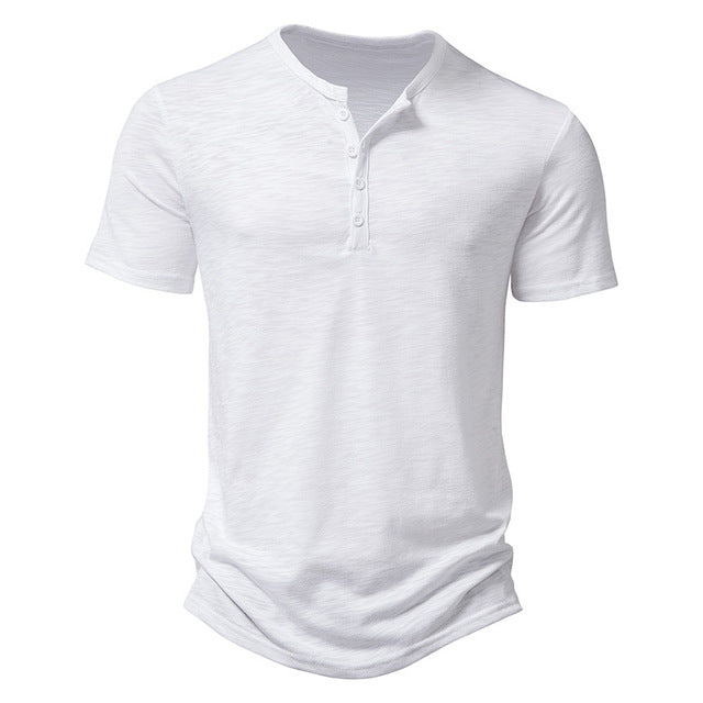 Stoere stijl met een vintage uitstraling, voorzien van distressed details en een casual Henley hals met knoopsluiting. Gemaakt van hoogwaardige materialen voor optimaal comfort.