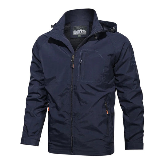 Finn | Heren zomerjas voor outdoor activiteiten in de kleur Blauw voor heren in Outdoor stijl ideaal voor de lente.