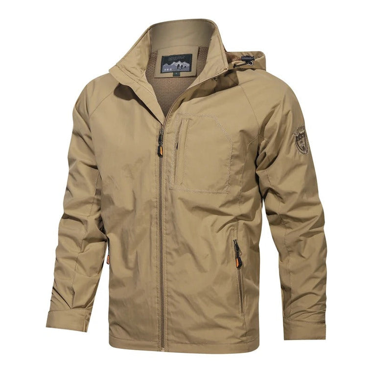 Finn | Heren zomerjas voor outdoor activiteiten in de kleur Bruin voor heren in Outdoor stijl ideaal voor de lente.