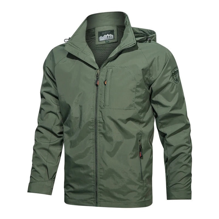 Finn | Heren zomerjas voor outdoor activiteiten in de kleur Groen voor heren in Outdoor stijl ideaal voor de lente.