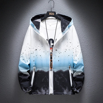 Finn | Winddichte Stijlvolle Jas in de kleur Wit voor heren in Outdoor stijl ideaal voor de herfst.