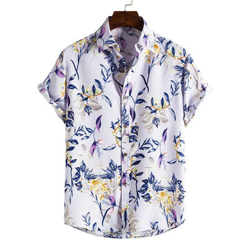 Finn | Zomerse herenhemden voor stijlvolle look in de kleur Paars voor heren in stijl ideaal voor de lente.