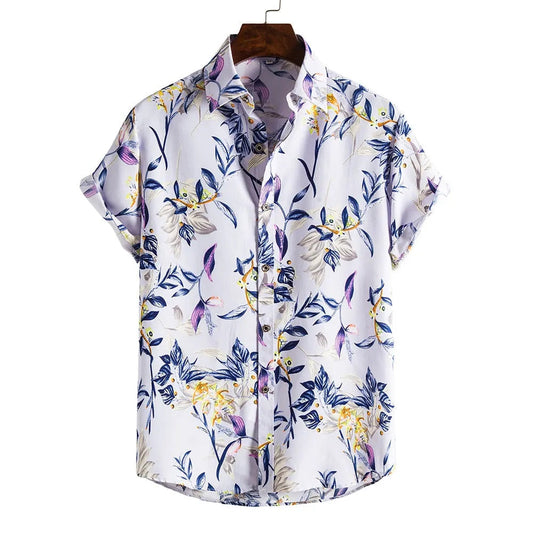 Finn | Zomerse herenhemden voor stijlvolle look in de kleur Paars voor heren in stijl ideaal voor de lente.