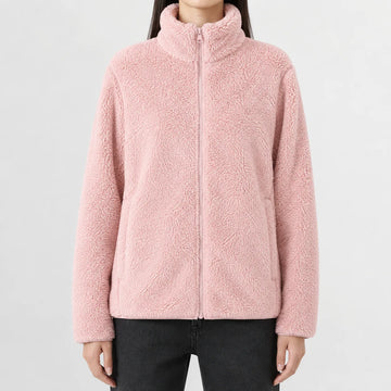 Fleece jas met rits