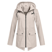 Fleur | Elegante damesjas gladde stof in de kleur Abrikoos voor dames in stijl ideaal voor de herfst.