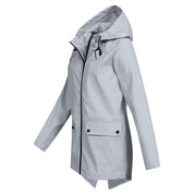 Fleur | Elegante damesjas gladde stof in de kleur Abrikoos voor dames in stijl ideaal voor de herfst.