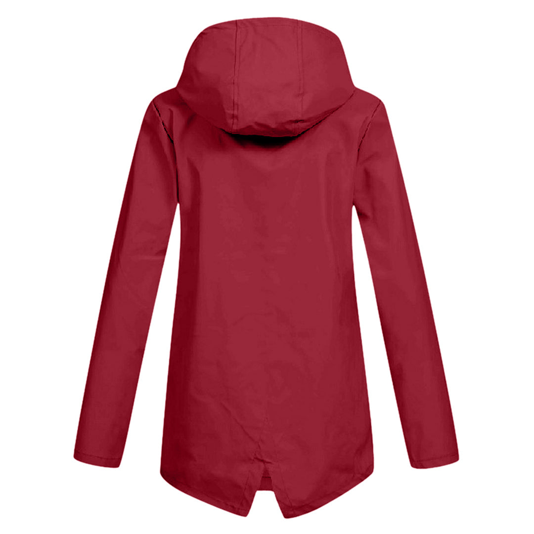 Fleur | Elegante damesjas gladde stof in de kleur Abrikoos voor dames in stijl ideaal voor de herfst.