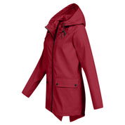 Fleur | Elegante damesjas gladde stof in de kleur Abrikoos voor dames in stijl ideaal voor de herfst.