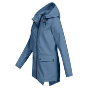 Fleur | Elegante damesjas gladde stof in de kleur Abrikoos voor dames in stijl ideaal voor de herfst.