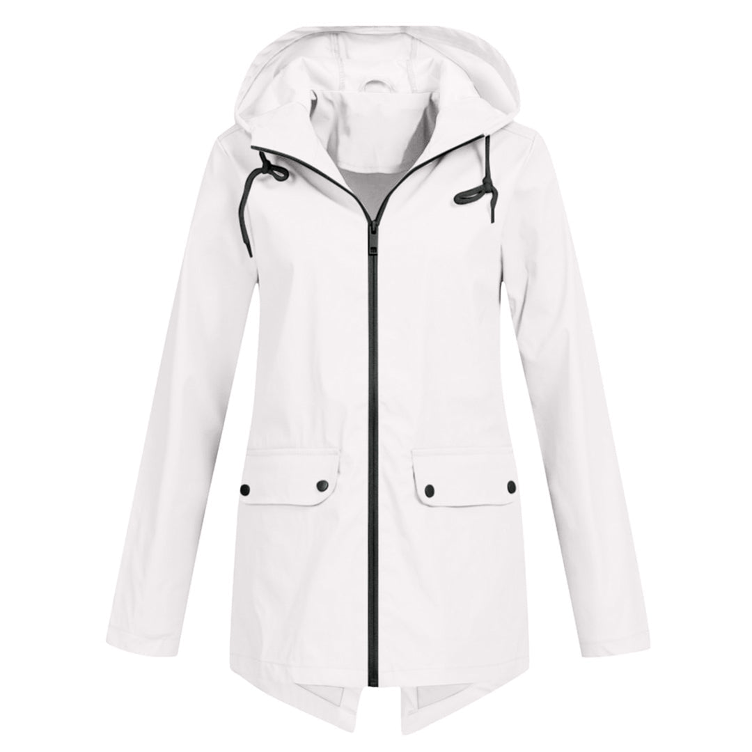 Fleur | Elegante damesjas gladde stof in de kleur Wit voor dames in stijl ideaal voor de herfst.