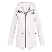 Fleur | Elegante damesjas gladde stof in de kleur Wit voor dames in stijl ideaal voor de herfst.