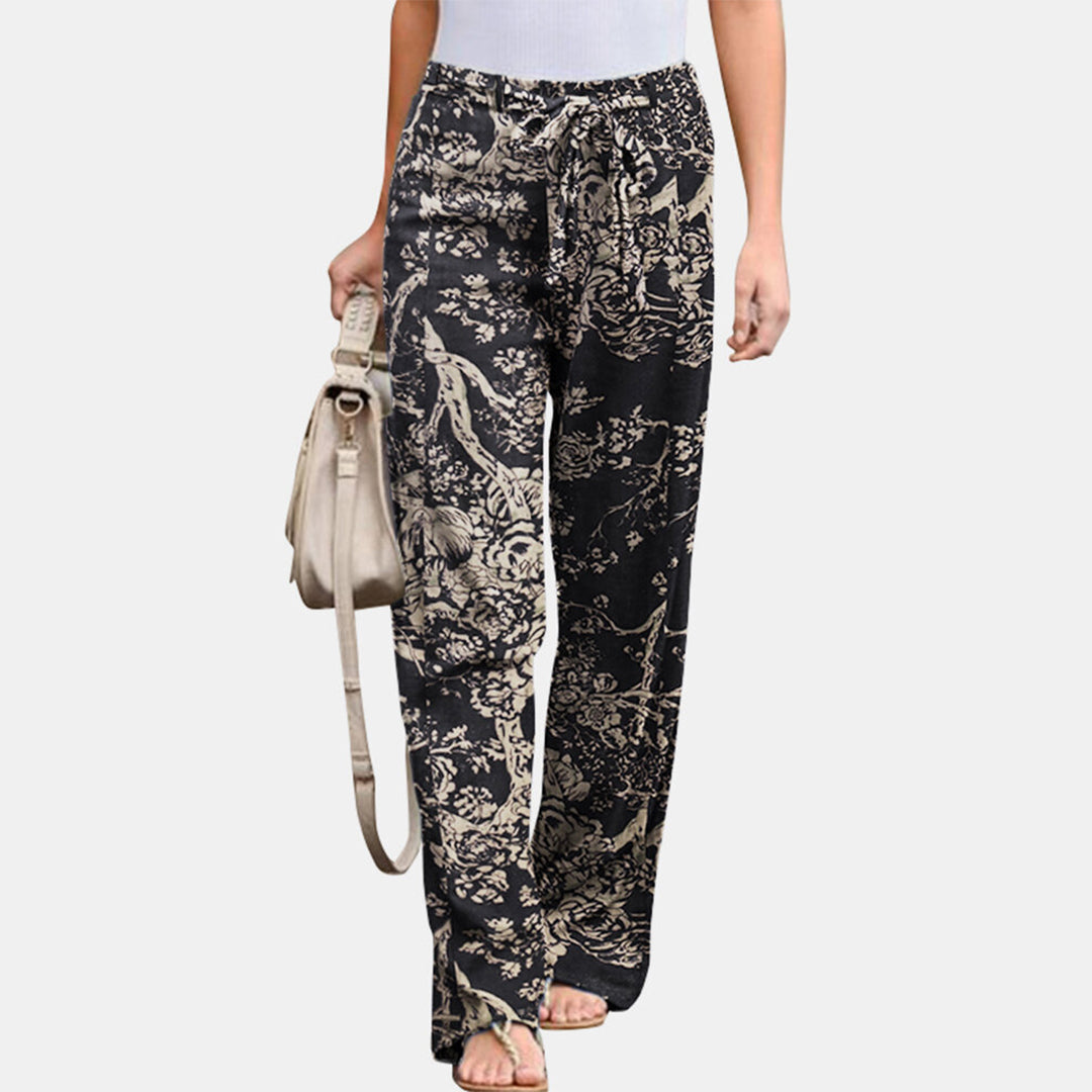 Floor | Stijlvolle casual broek in de kleur Oranje voor dames in stijl ideaal voor de winter