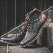 Stijlvolle Heren Veterboots - Hoogwaardige Materialen en Uitstekend Draagcomfort