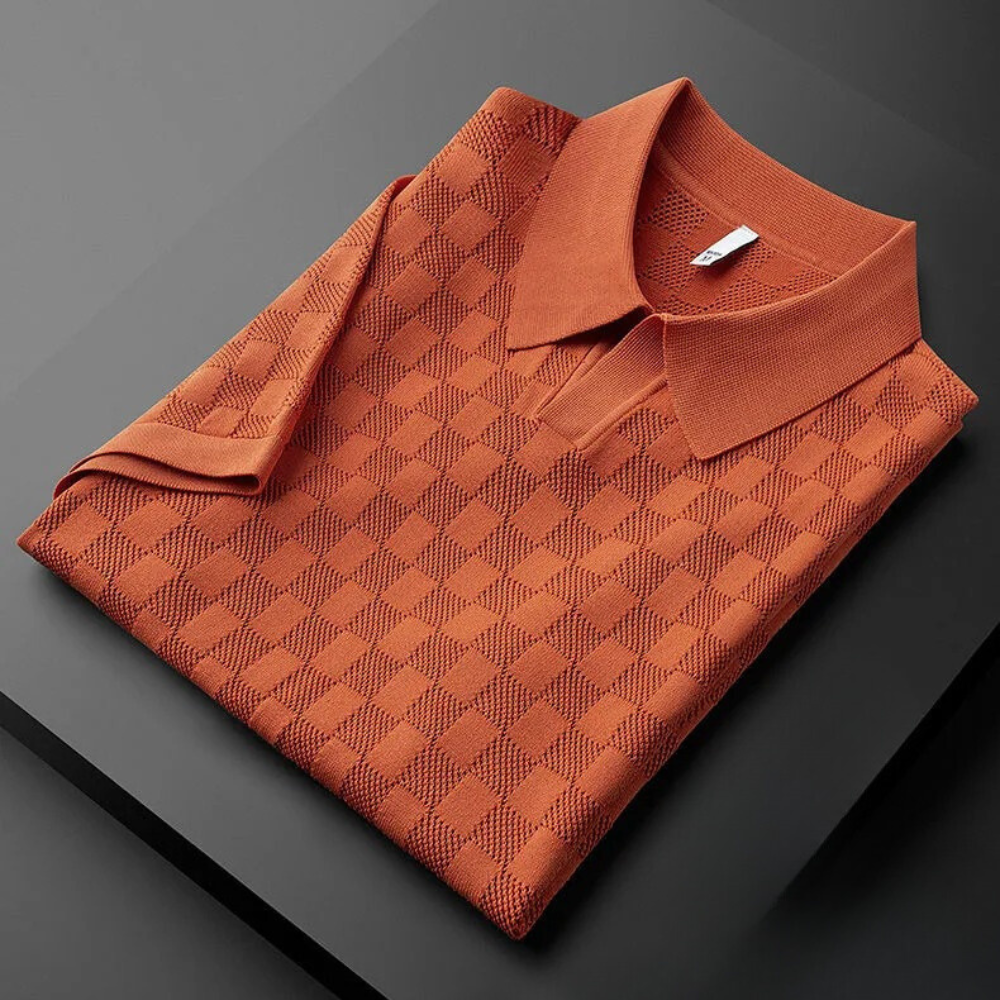 Stijlvol Gebreid Poloshirt voor Heren - Floris