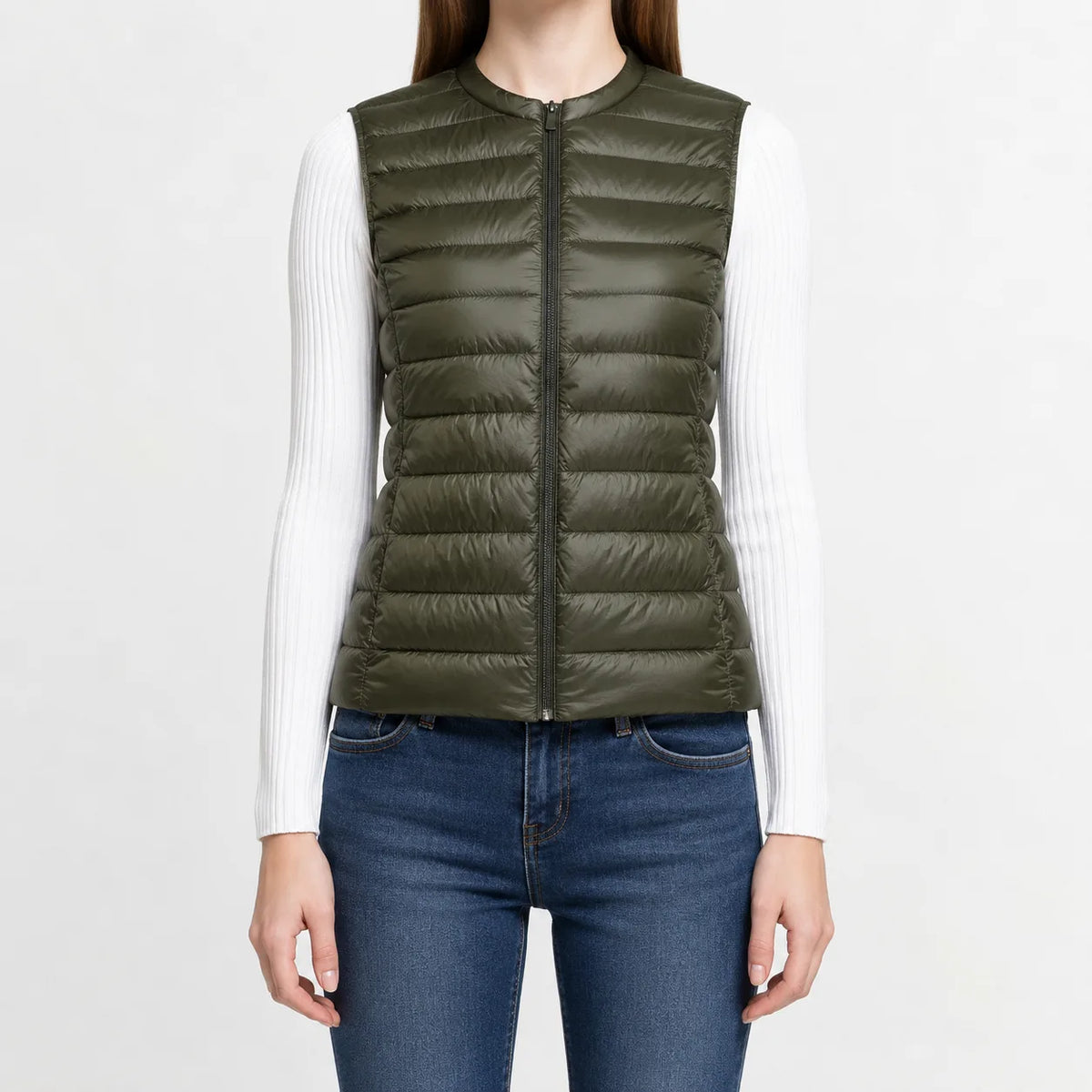 Lichtgewicht quilted gilet