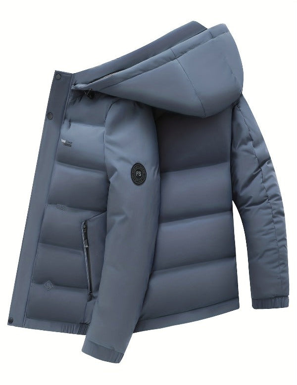 Frost Jacket met capuchon in de kleur Lichtblauw voor heren in Outdoor stijl ideaal voor de winter