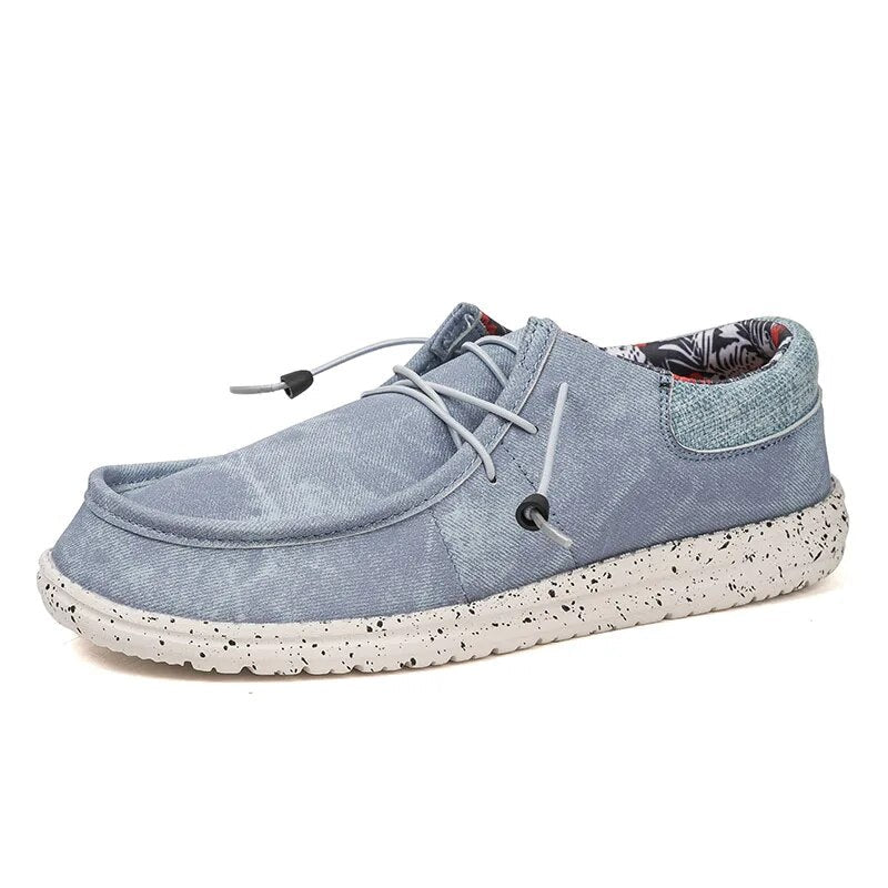 Gerrit | Stijlvolle zomer loafers in de kleur Lichtblauw voor heren in Smart-casual stijl ideaal voor de zomer.