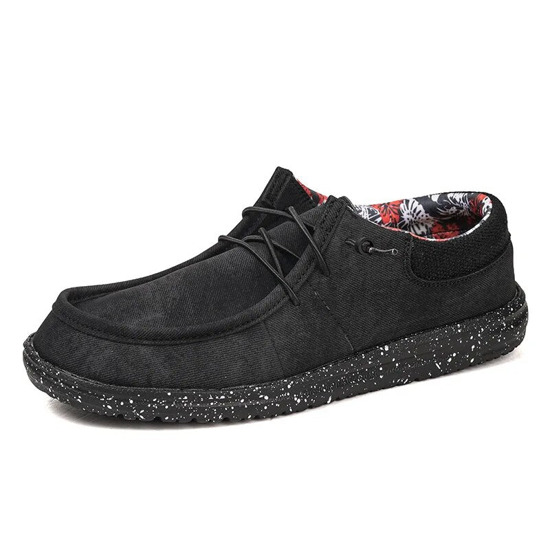 Gerrit | Stijlvolle zomer loafers in de kleur Zwart voor heren in Smart-casual stijl ideaal voor de zomer.