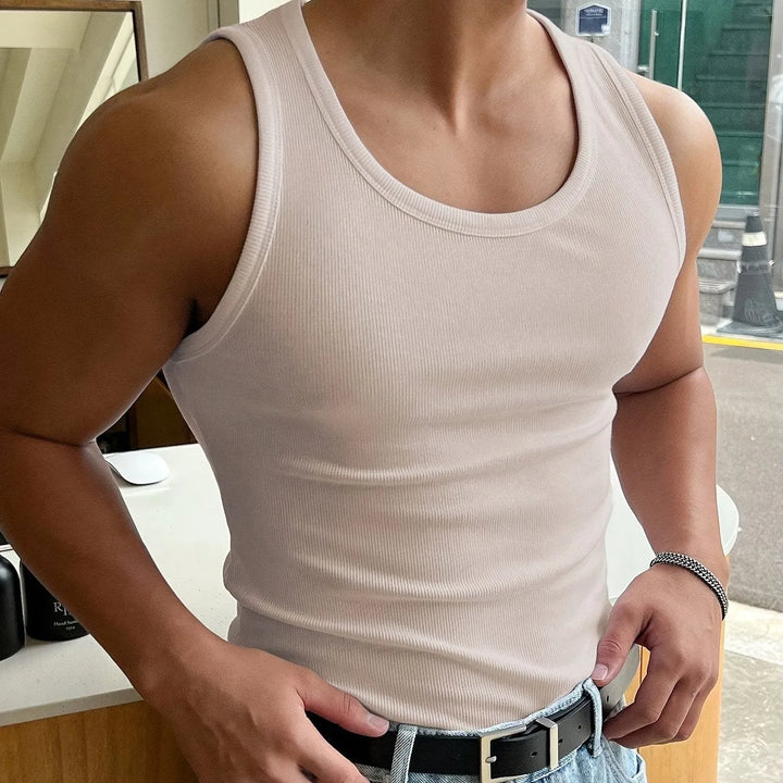 Tanktops slim fit ribbed
