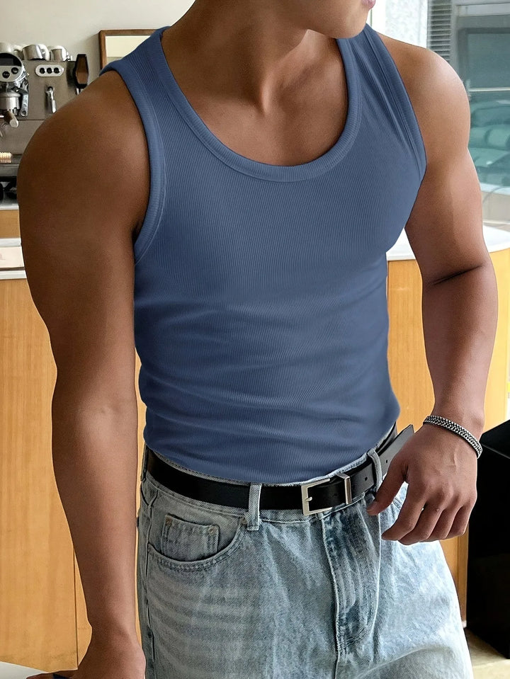 Tanktops slim fit ribbed