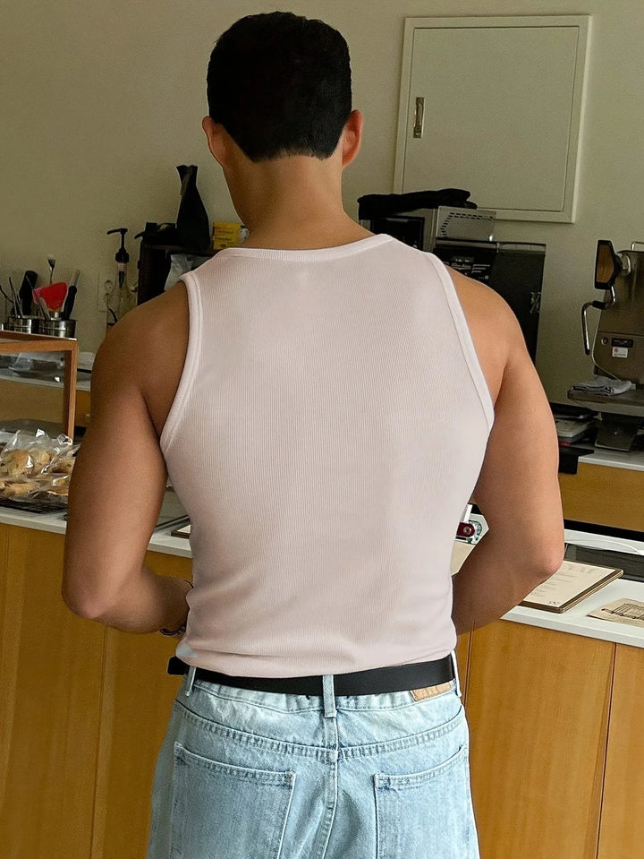Tanktops slim fit ribbed