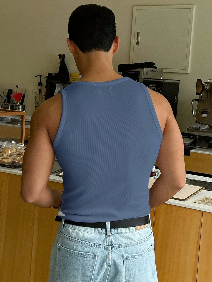 Tanktops slim fit ribbed