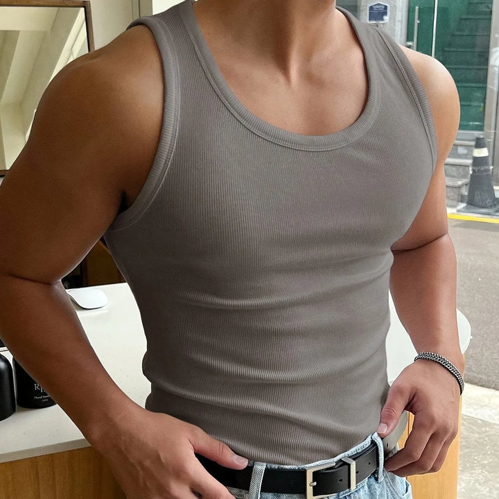 Tanktops slim fit ribbed