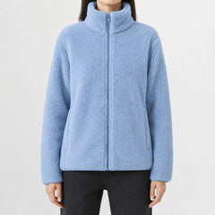 Fleece jas met rits